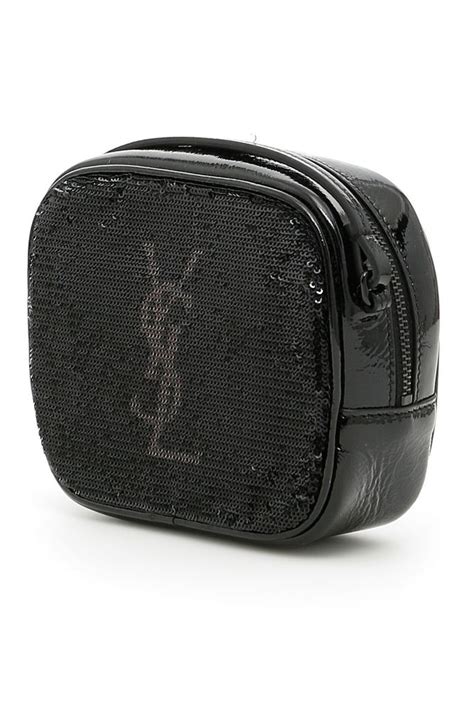 ysl blogger|Sequin Patent Monogram Blogger Bag .